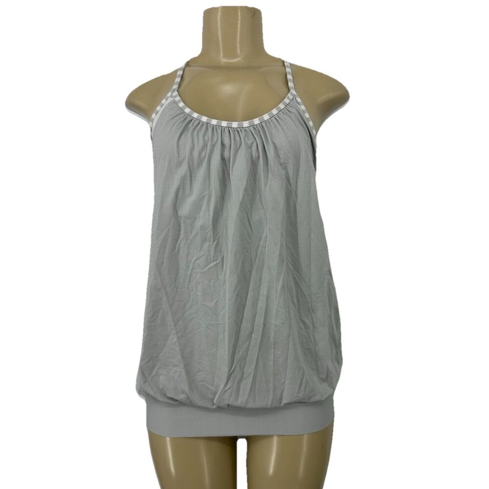 Lululemon Size 8 Women No Limit Tank Top Racerback W1575S Grey L100